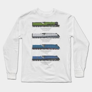 Steam Locomotion Speed Record Breakers (Color) Long Sleeve T-Shirt